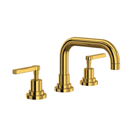 Rohl Lombardia Widespread Lavatory Faucet With U-Spout & Lever Handles - A2218LM-2