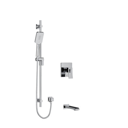Riobel Zendo Shower Kit 1244 Trim Only Knurled Handles - TKIT1244ZOTQ