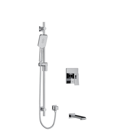 Riobel Zendo Shower Kit 1244 Trim Only Knurled Handles - TKIT1244ZOTQ
