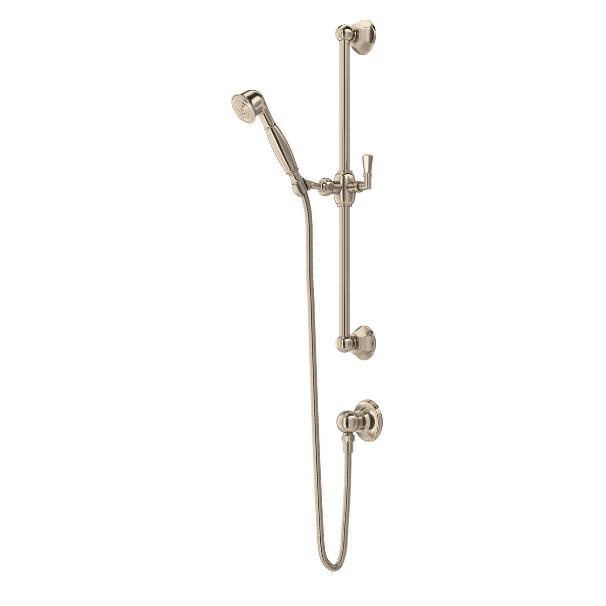 Rohl Handshower Set With 24" Slide Bar And Single Function Handshower - 1330