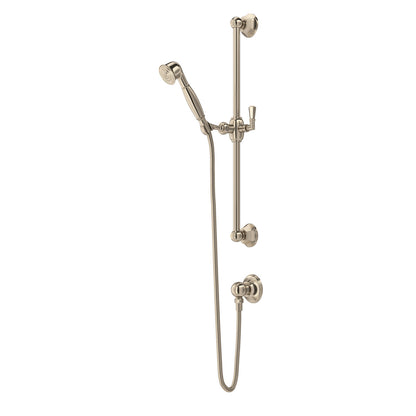 Rohl Handshower Set With 24" Slide Bar And Single Function Handshower - 1330