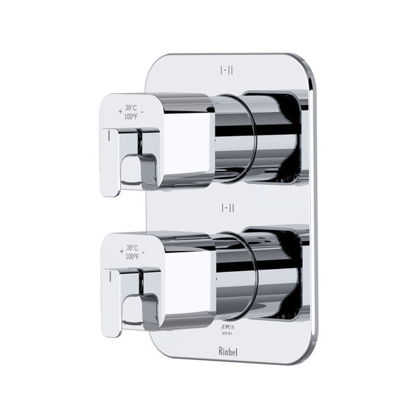 Riobel Equinox 3/4" Therm & Pressure Balance Trim With 6 Functions (Share) - TEQ46N