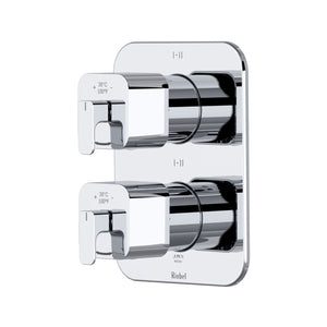Riobel Equinox 3/4" Therm & Pressure Balance Trim With 6 Functions (Share) - TEQ46N