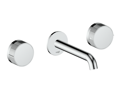 Vogt Mond 8" C.C. Wall-Mount Lavatory Faucet in Chrome, Trim Only