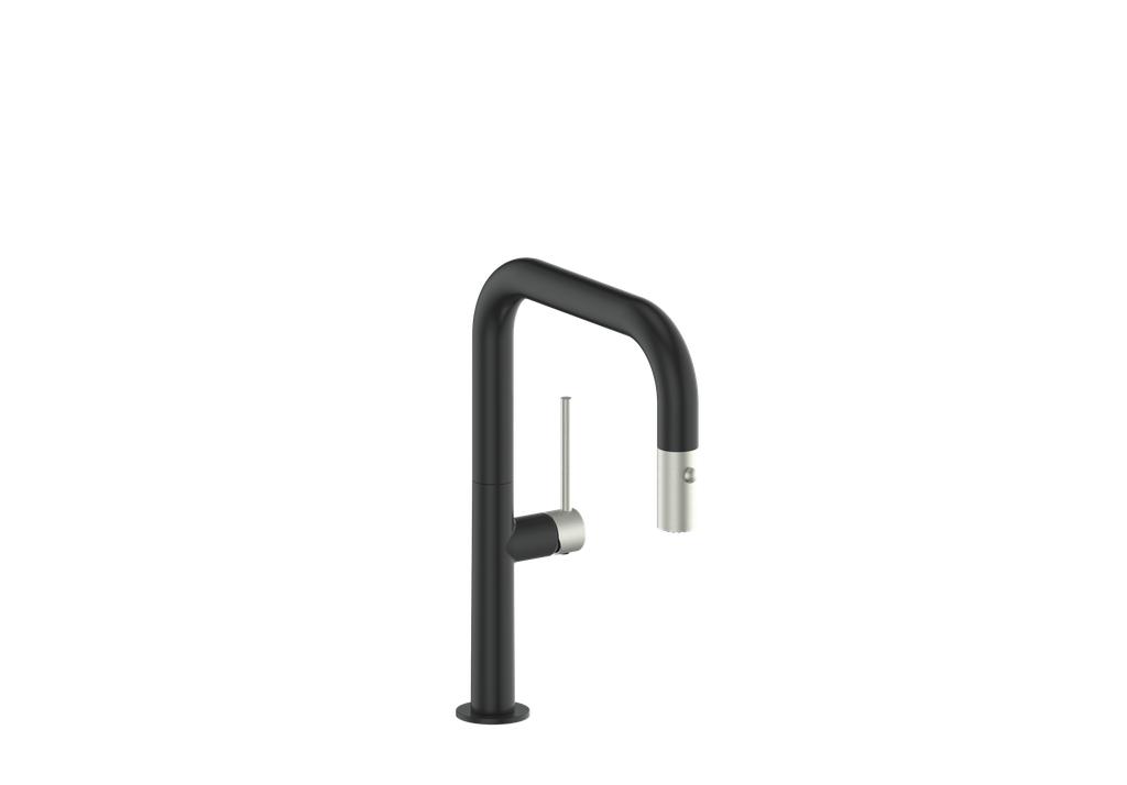 Vogt Dornbirn Pull Down 13" Bar/Prep Kitchen Faucet With U-Spout