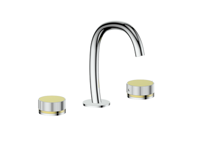 Vogt Mond 8" C.C. Lavatory Faucet With Pop-Up Drain - Moon Handle - BF.M1.1331