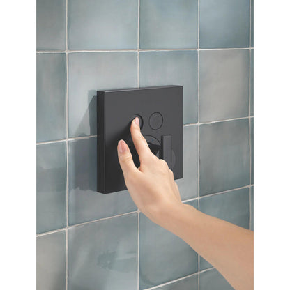 Delta SelectChoice Ara Angular Modern Push-Button Shower Trim - T37T267