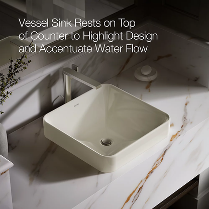 Kohler Vox 16-1/4" Square Vessel Bathroom Sink K-2661