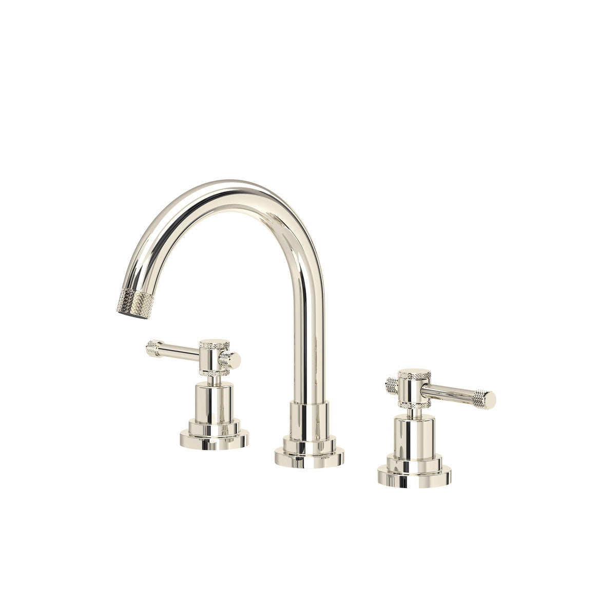 Robinet de lavabo généralisé Rohl Campo avec bec en C, poignée à levier industriel - CP08D3IL