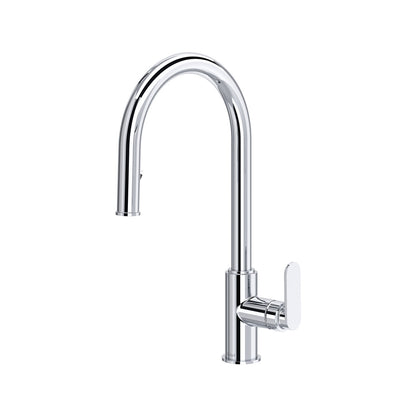 Riobel Arca Pull-Down Kitchen Faucet With C-Spout Dual Spray 1.8 GPM
