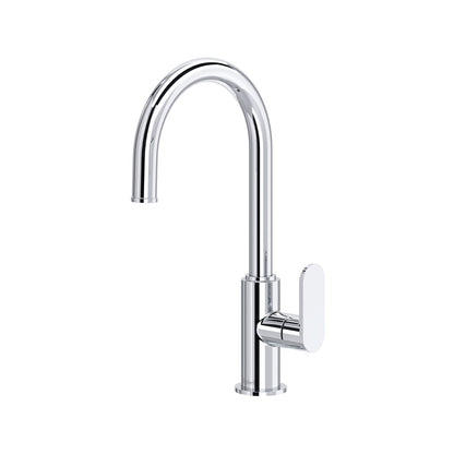 Riobel Arca Bar/Food Prep Kitchen Faucet With C-Spout Single Spray 1.8 GPM