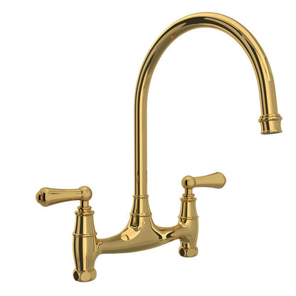 Perrin & Rowe Georgian Era Bridge Kitchen Faucet Without Union U.4791L