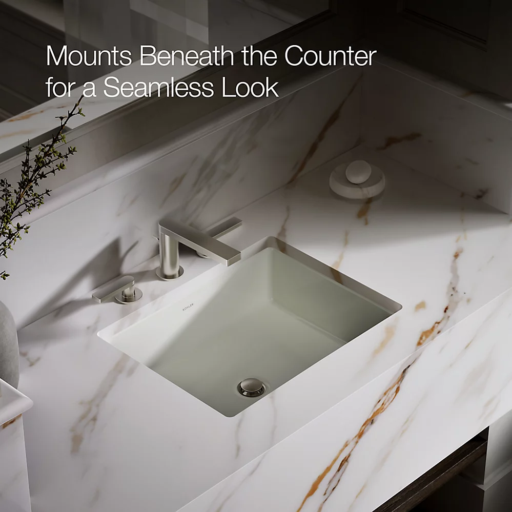 Kohler Verticyl 19-3/4" Rectangular Undermount Bathroom Sink - K-2882