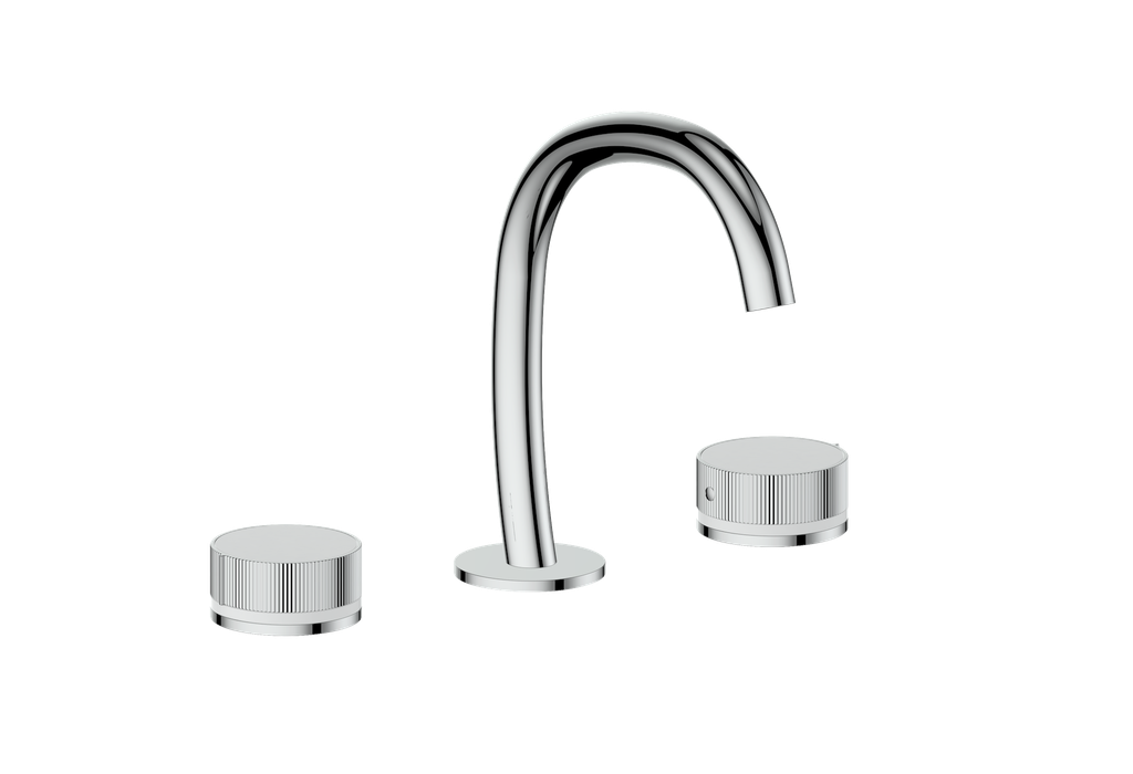 Vogt Mond 8" C.C. Lavatory Faucet With Pop-Up Drain - Moon Handle - BF.M1.1331