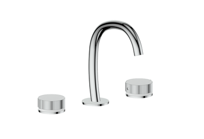 Vogt Mond 8" C.C. Lavatory Faucet With Pop-Up Drain - Moon Handle - BF.M1.1331