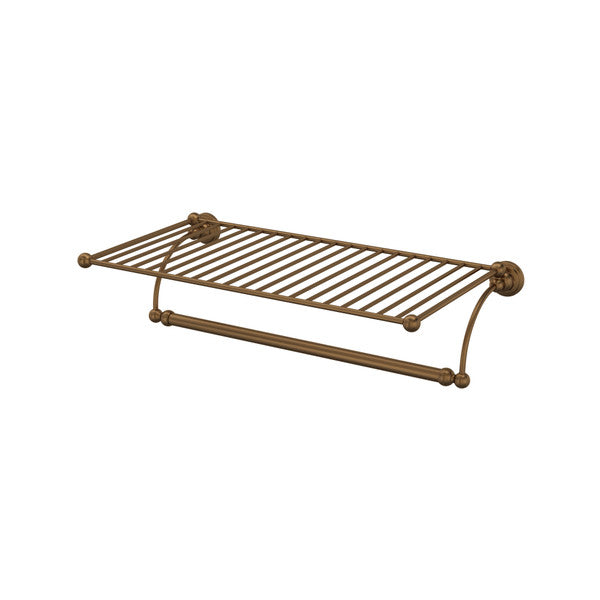 Perrin & Rowe Edwardian Wall Mount Towel Shelf