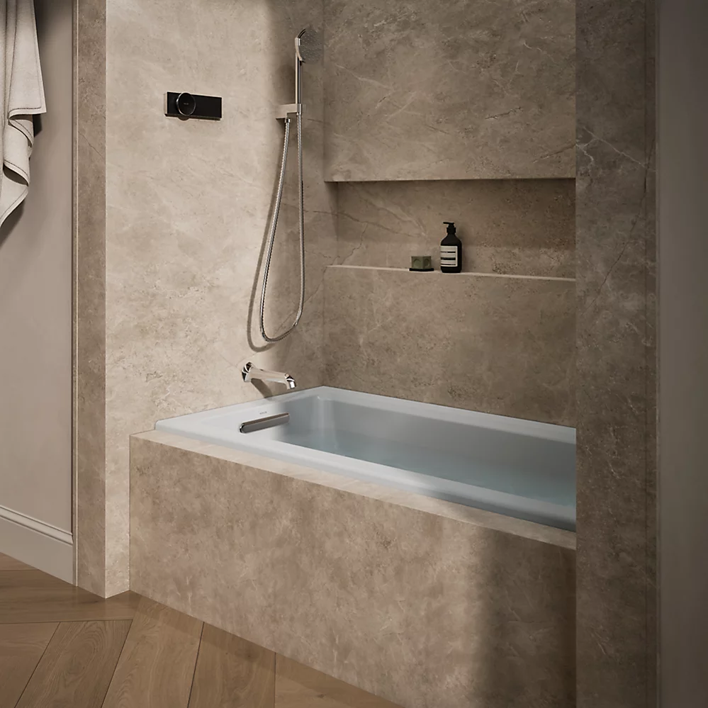 Kohler Archer 60" x 30" Alcove Bath, Right Drain