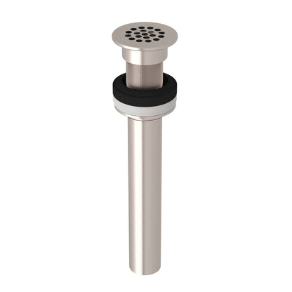 Rohl Lavatory Grid Drain Without Overflow With 10" Tailpiece - 6442