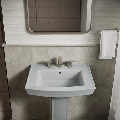 Kohler Archer 24" Rectangular Pedestal Bathroom Sink