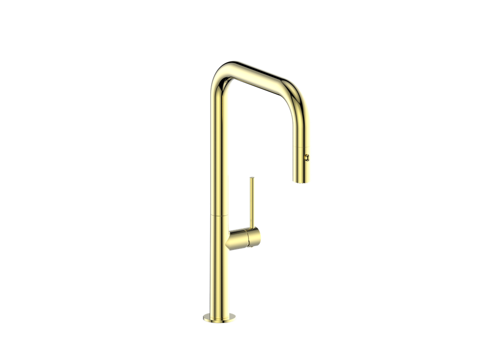Vogt Dornbirn Pull Down 16" Kitchen Faucet With U-Spout