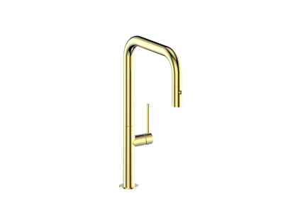 Vogt Dornbirn Pull Down 16" Kitchen Faucet With U-Spout