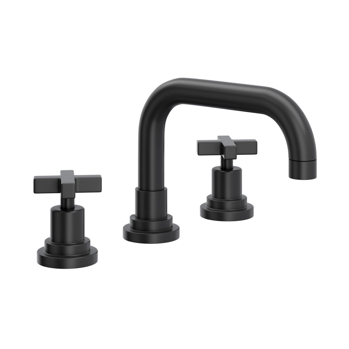 Rohl Lombardia Widespread Lavatory Faucet With U-Spout & Cross Handles - A2218XM-2