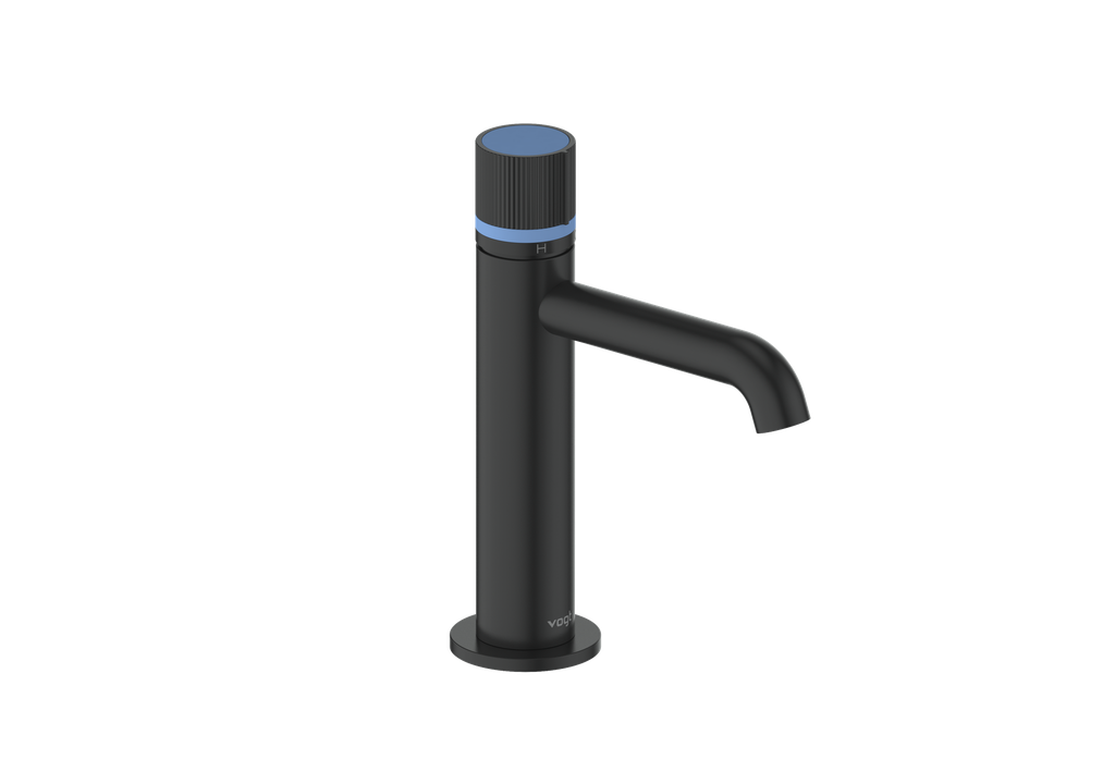 Vogt Mond Single Hole Lavatory Faucet with Pop-Up Drain - Matte Black