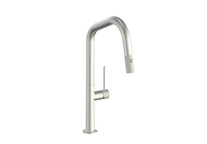 Vogt Drava Pull Down 16" Kitchen Faucet With Angular Spout - KF.16D2.1214