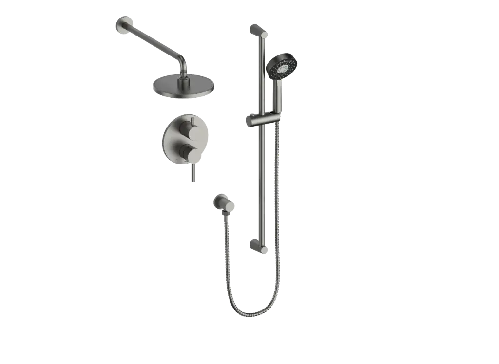 Vogt Wörgl 2-Way Pressure Balanced Shower System With Rough-In Valve - SET.OR.210.210