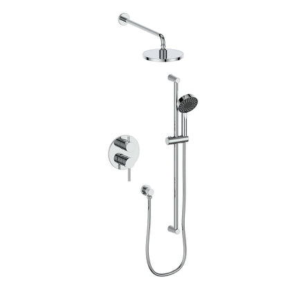 Vogt Wörgl 2-Way Pressure Balanced Shower System With Rough-In Valve - SET.OR.210.210