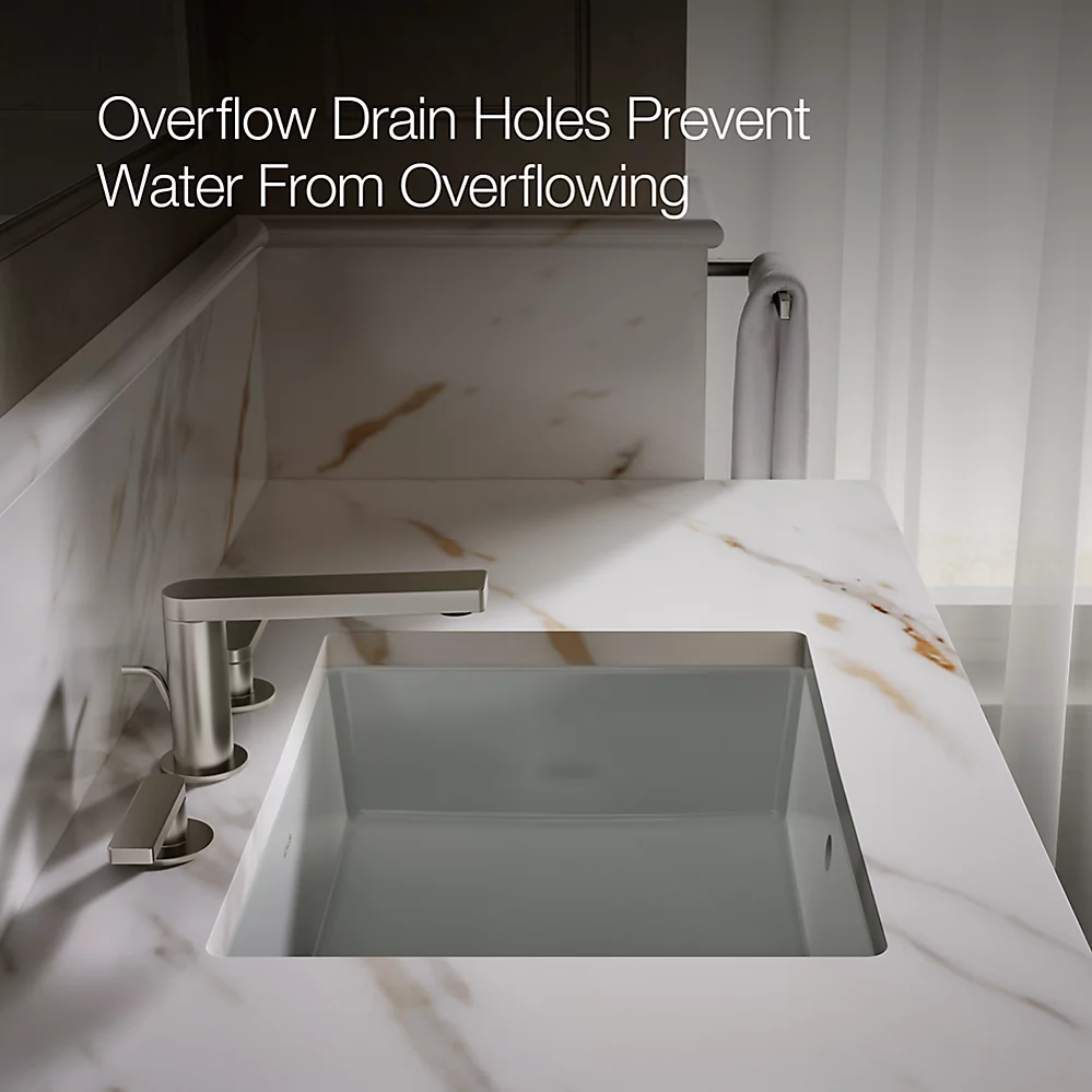 Kohler Verticyl 19-3/4" Rectangular Undermount Bathroom Sink - K-2882