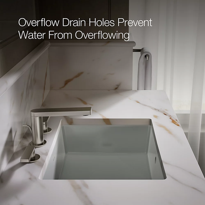 Kohler Verticyl 19-3/4" Rectangular Undermount Bathroom Sink - K-2882
