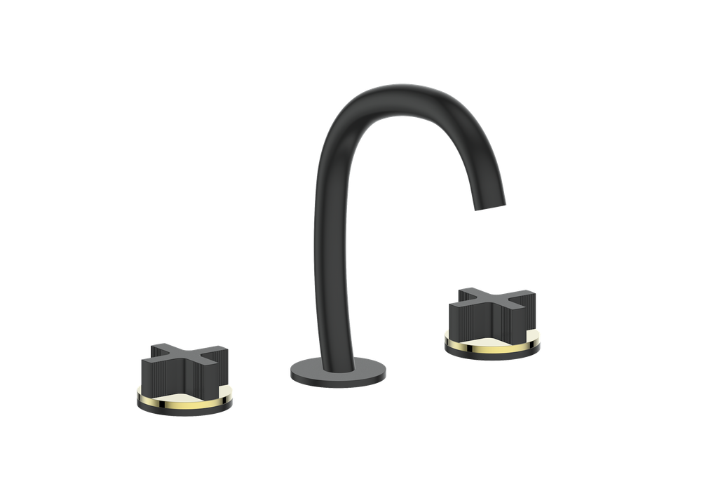 Vogt Mond 8" C.C. Lavatory Faucet With Pop-Up Drain - Cross Handle - BF.M3.1331