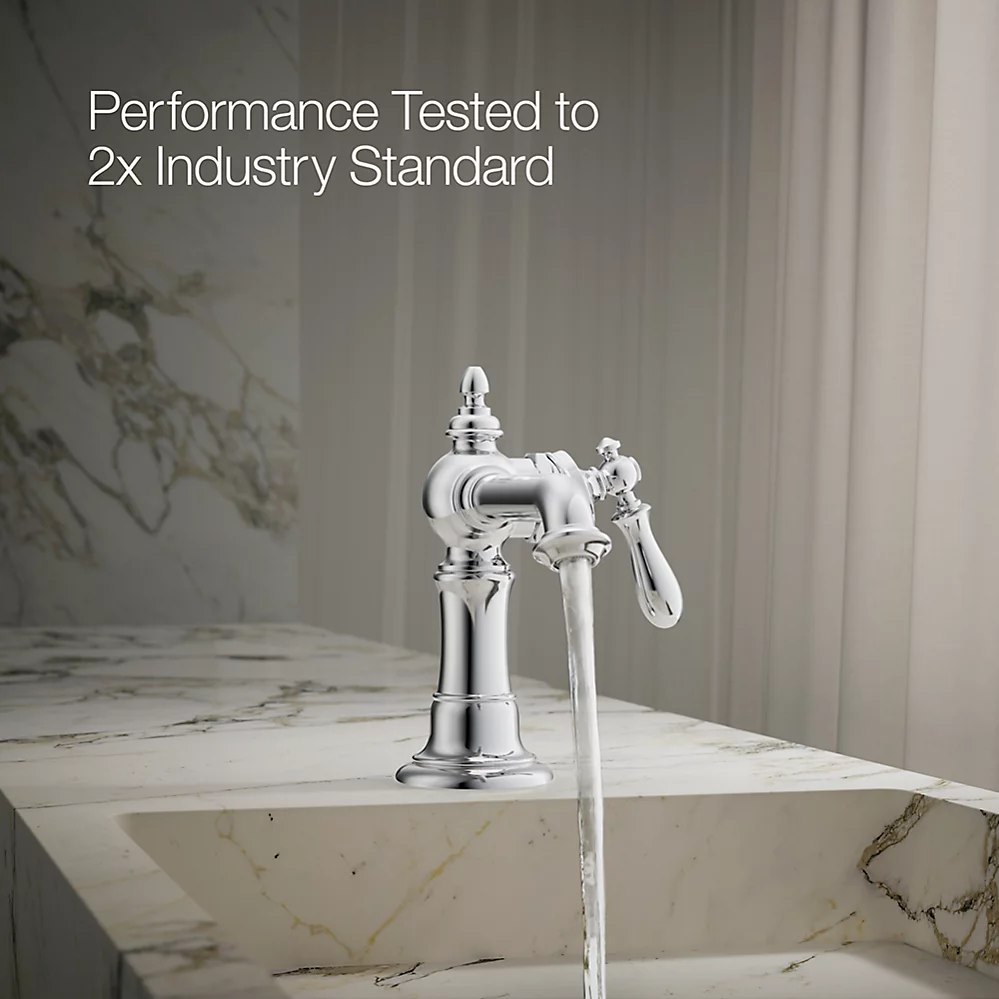 Kohler Artifacts Single-Handle Bathroom Sink Faucet, 1.2 GPM