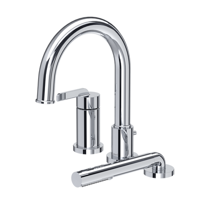 Riobel Authentica 3-Hole Pressure Balance Deck Mount Tub Filler Trim