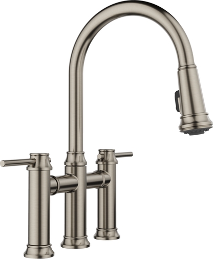 Blanco Empressa Pull-Down Bridge Kitchen Faucet 1.5 GPM