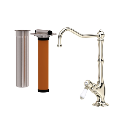 Rohl Acqui Filter Kitchen Faucet Kit Porcelain Lever Handles - AKIT1435LP-2