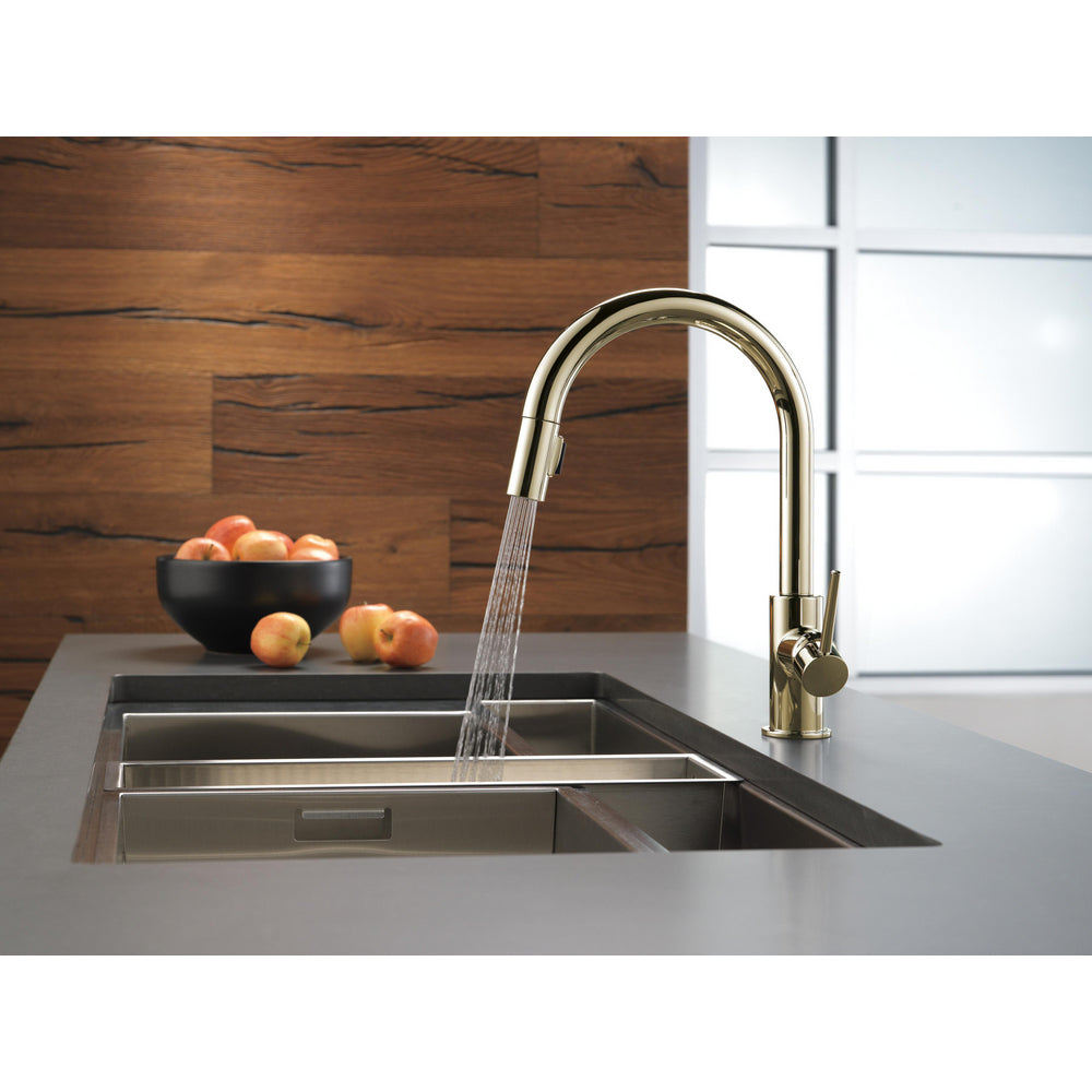 Robinet de cuisine rétractable Delta Trinsic à poignée unique, 6,8 L/min