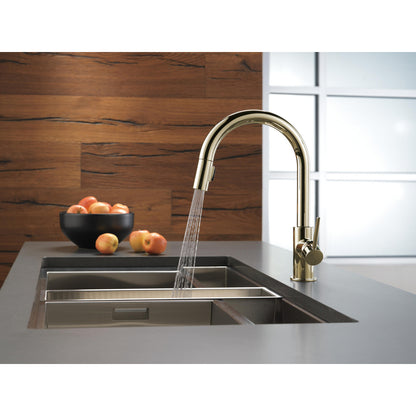 Robinet de cuisine rétractable Delta Trinsic à poignée unique, 6,8 L/min