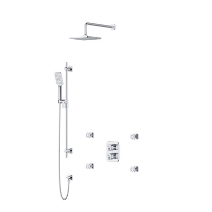 Riobel Equinox Shower Kit 446 With Rough-In Valve - KIT446EQN