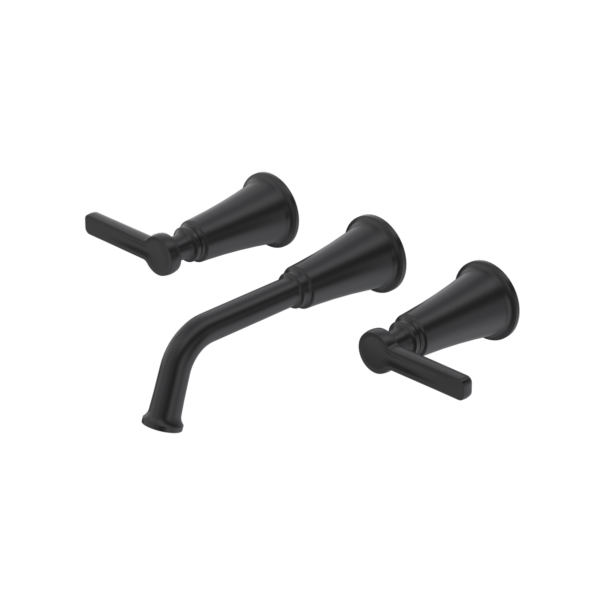 Riobel Momenti Wall Mount Lavatory Faucet Trim - TMMSQ03J