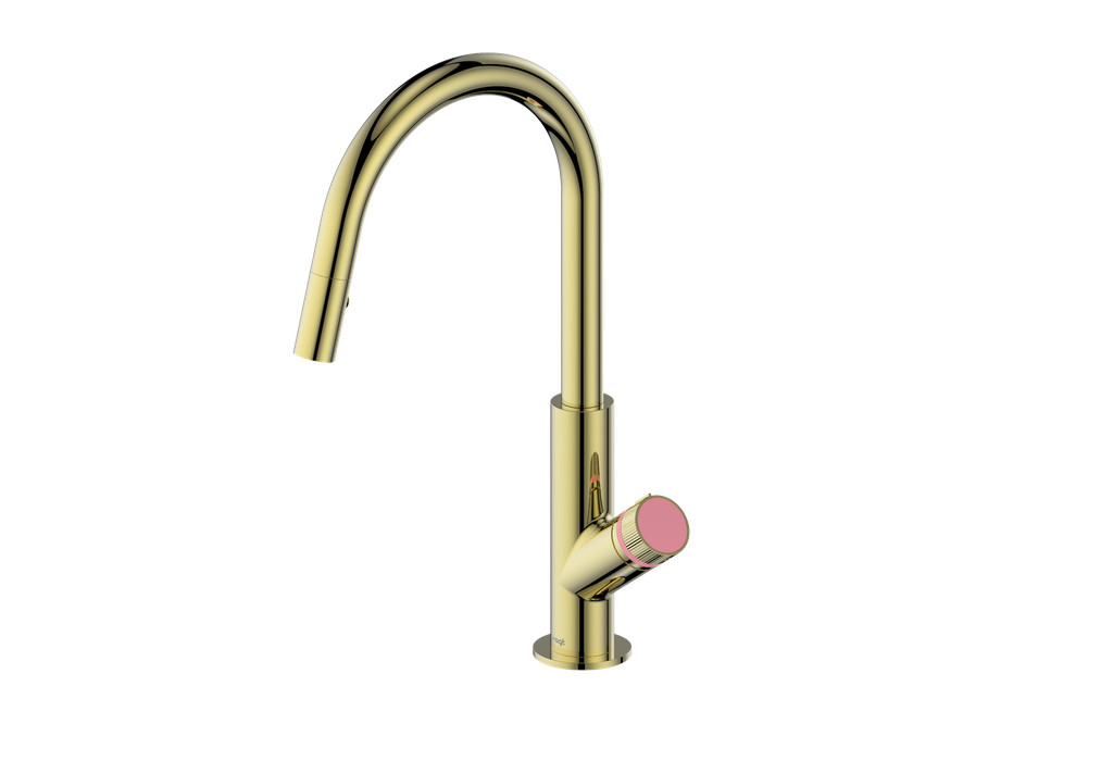 Vogt Mond 16" Kitchen Faucet in Brushed Gold, KF.16M1.1504.BG