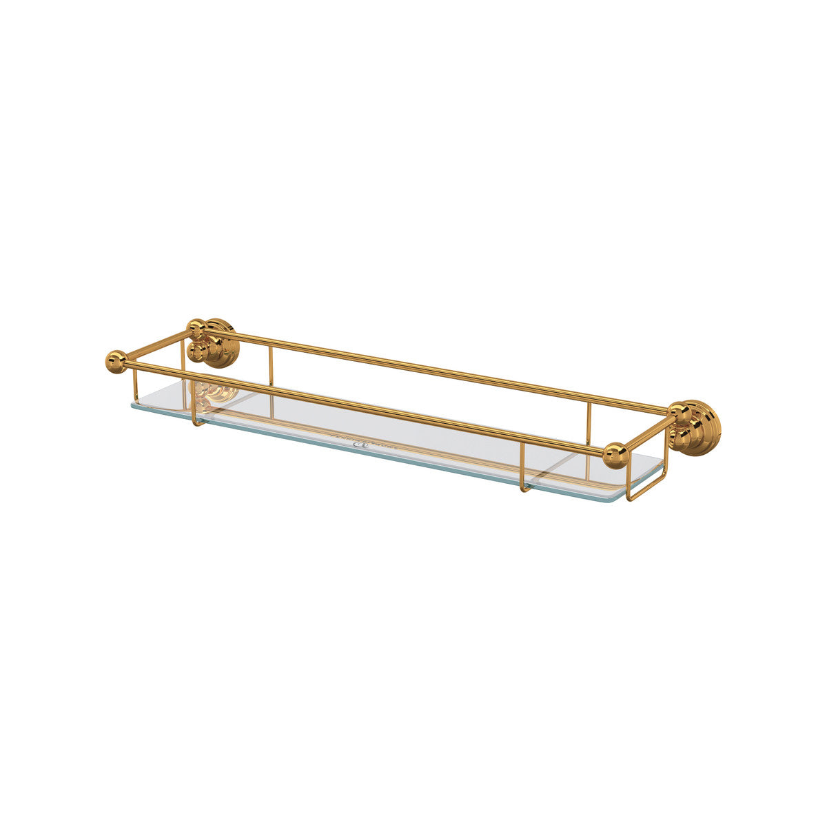 Perrin & Rowe Edwardian Wall Mount Tempered Glass Vanity Shelf