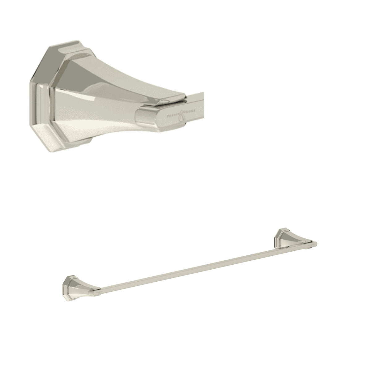 Perrin & Rowe Deco 24" Towel Bar