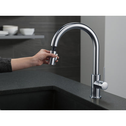 Delta Trinsic Single Handle Pull-Down Kitchen Faucet 1.8 GPM