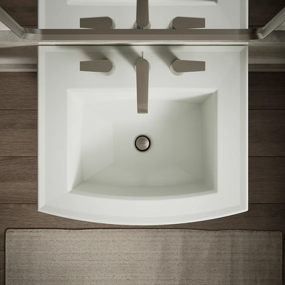 Kohler Archer 24" Rectangular Pedestal Bathroom Sink