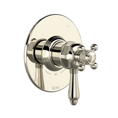 Rohl Acqui 1/2" Therm & Pressure Balance Trim With 5 Functions (Share), Lever Handle - TTD45W1LM