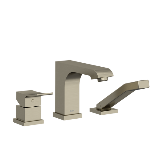Riobel Zendo 3-Hole Deck Mount Tub Filler Trim 1.8 GPM