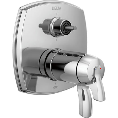 Delta T27T976 Stryke 17 Series Thermostatic 6-Setting Integrated Diverter Trim Less Handle