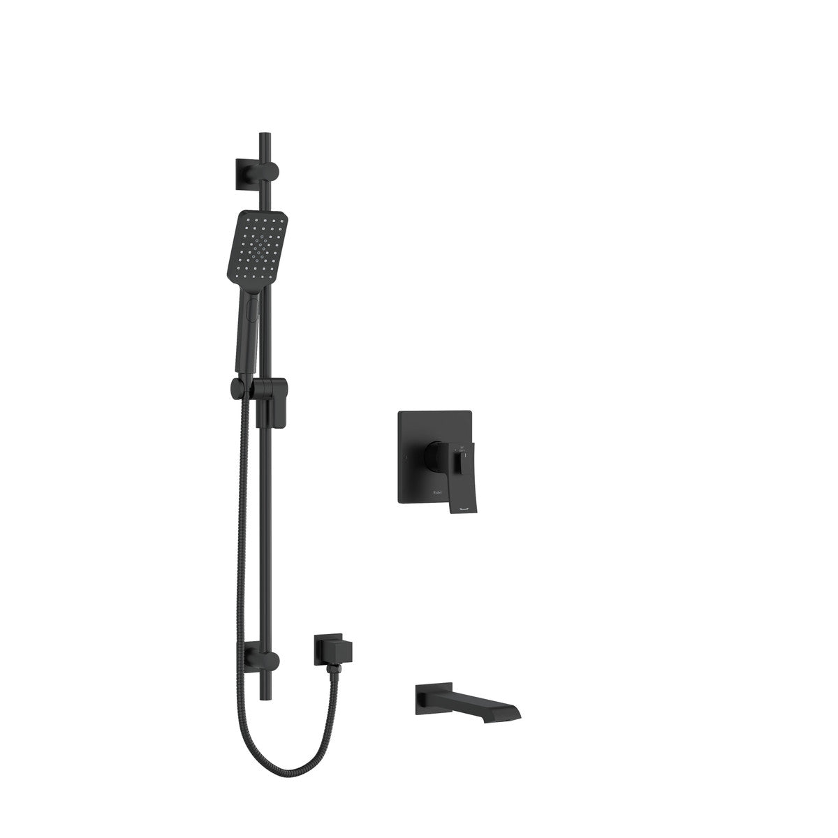 Riobel Zendo Shower Kit 1244 Trim Only Knurled Handles - TKIT1244ZOTQ